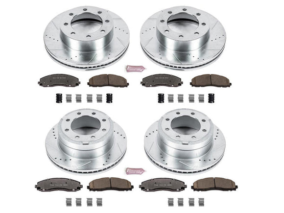 K6405-36 Powerstop Z36 Extreme Front Brake Kit Ford