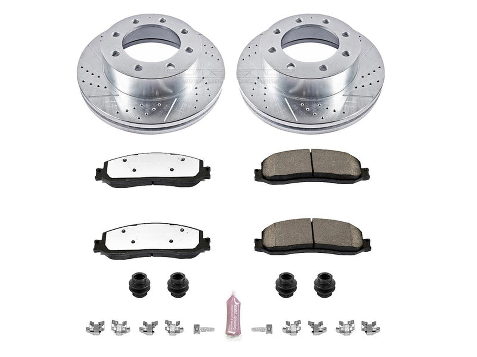 K6545-36 Powerstop Z36 Extreme Front Brake Kit