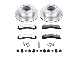 Powerstop Z36 Extreme Rear Brake Kit, 2015-2019 GM 6.6L Duramax