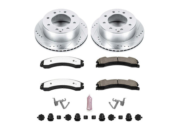 Powerstop Z36 Extreme Rear Brake Kit, 2015-2019 GM 6.6L Duramax