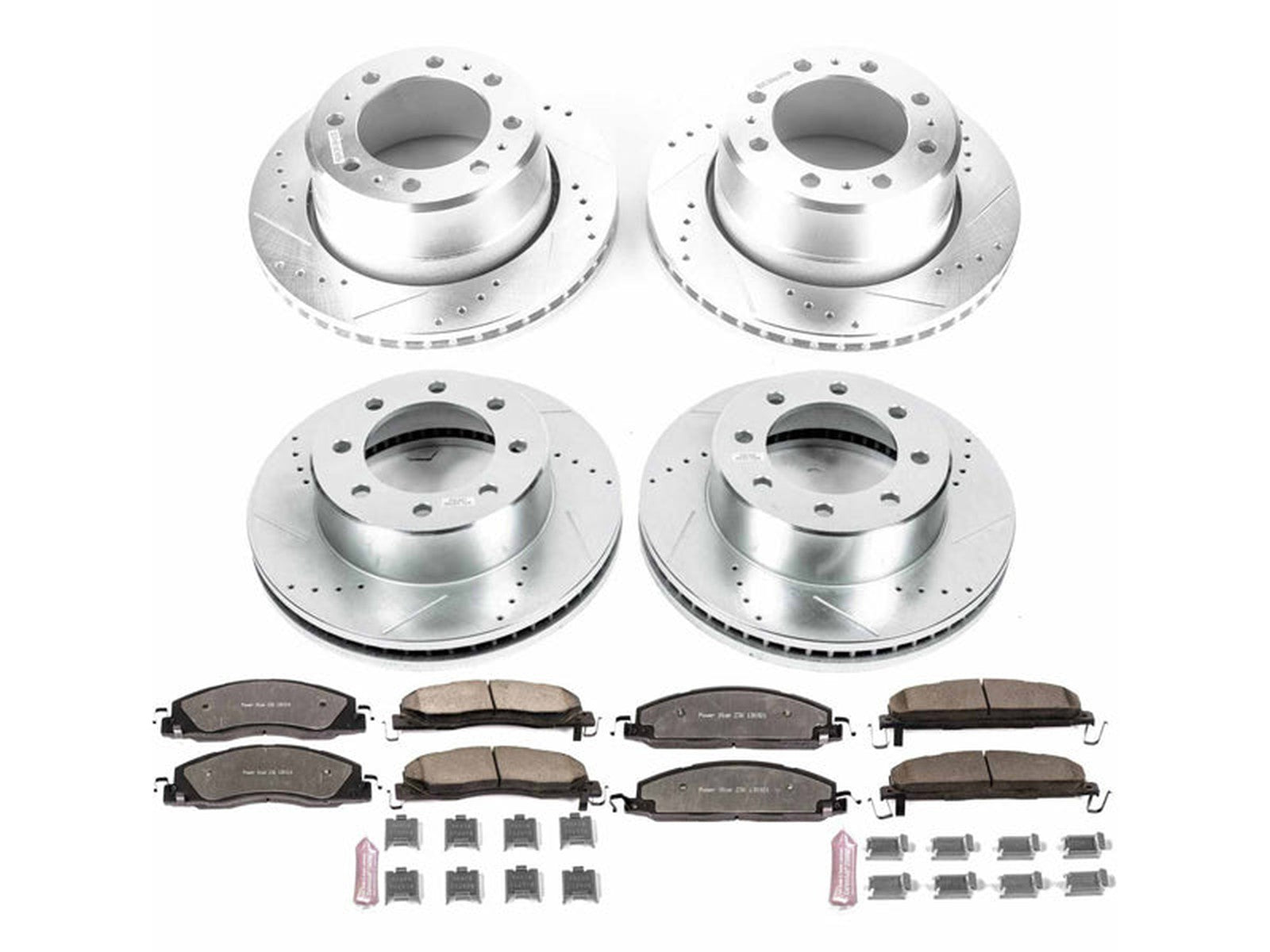 K7141-36 Powerstop Z36 Extreme Rear Brake Kit, 2013-2018 Dodge Ram Cummins