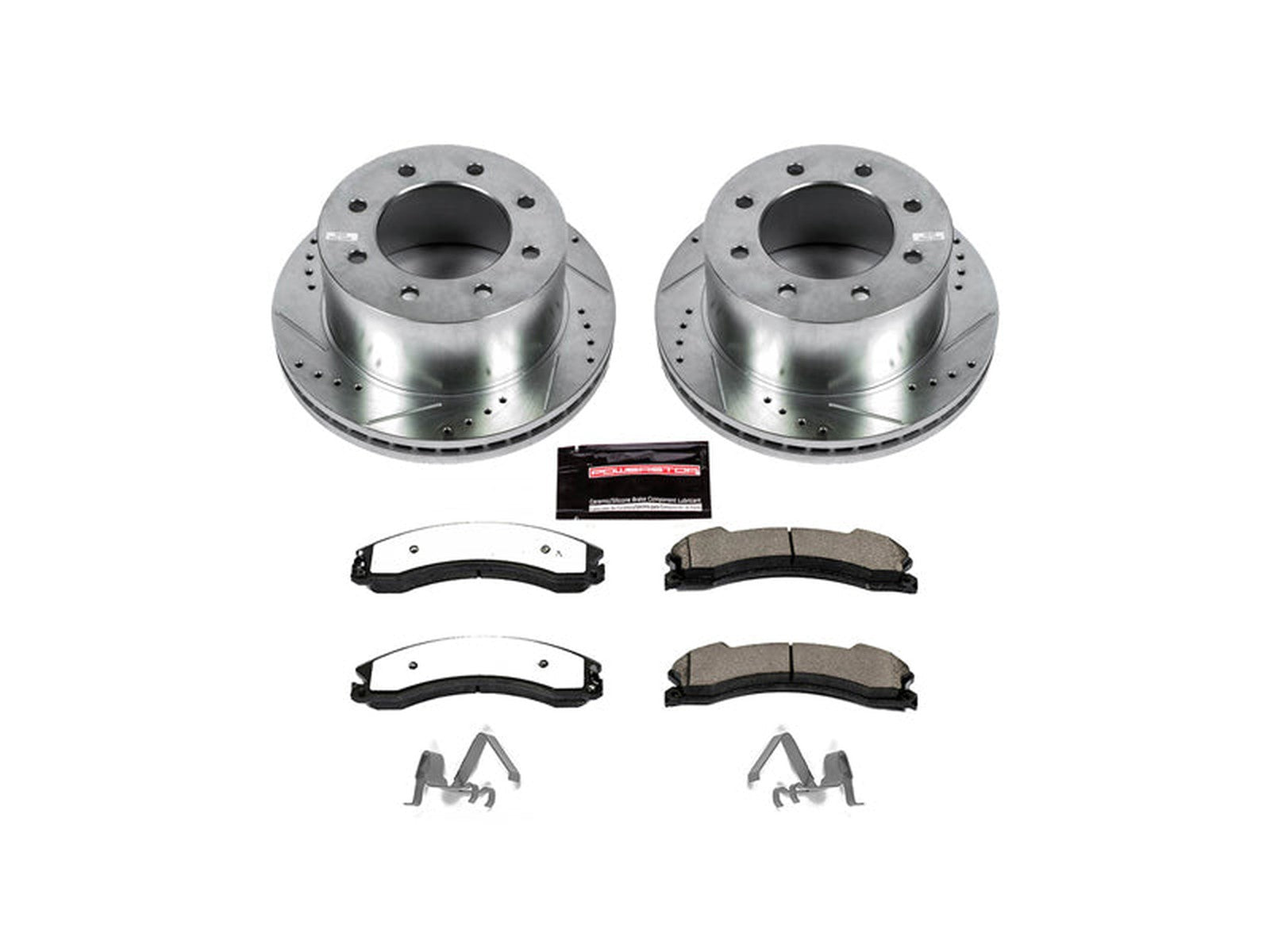 Powerstop Z36 Extreme Rear Brake Kit, 2016-2019 GM 6.6L Duramax