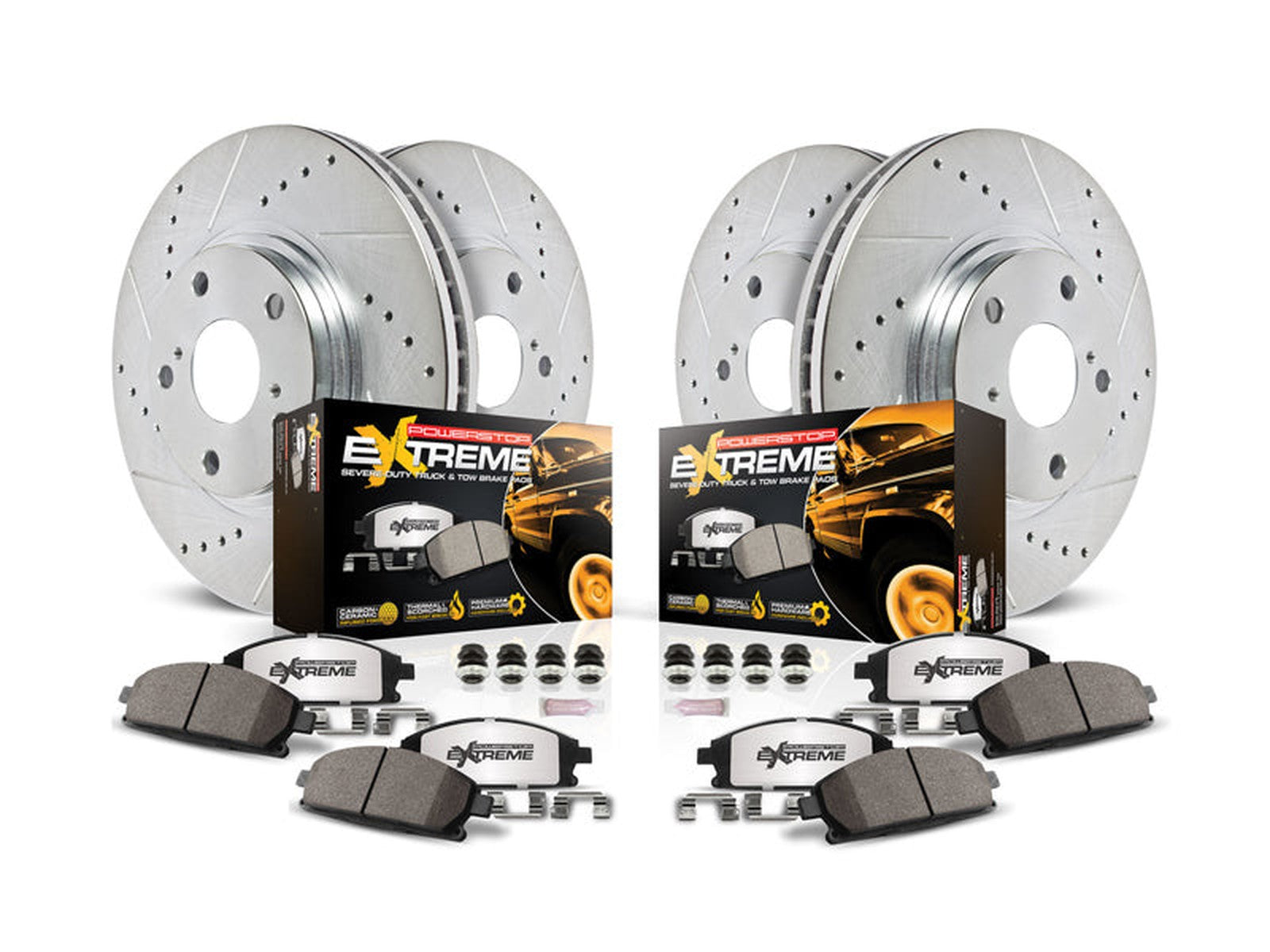 K8028-36 Powerstop Z36 Extreme Front Brake Kit Ford