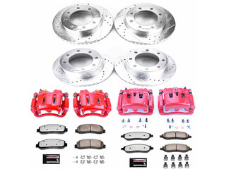 KC1782-36 Powerstop Z36 Extreme Front and Rear Brake Kit, 2005-2007 Ford Powerstroke