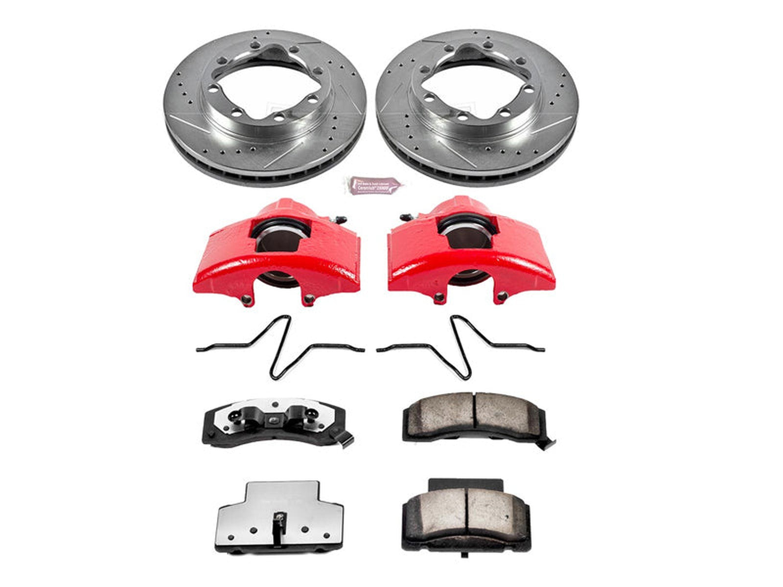 K1992-36 Powerstop Z36 Extreme Front Brake Kit, 1994-1999 Dodge Ram Cummins