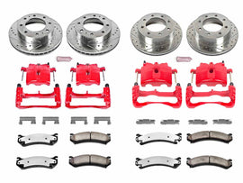 KC2073-36 Powerstop Z36 Extreme Front and Rear Brake Kit, 2001-2010 GM 6.6L Duramax