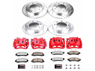 KC2895-36 Powerstop Z36 Extreme Front and Rear Brake Kit, 2007-2010 Ford Powerstroke