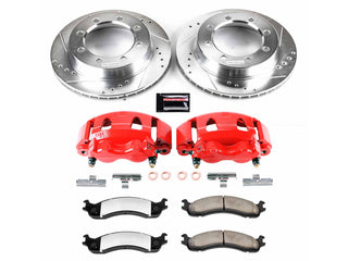 Powerstop Z36 Extreme Front Brake Kit with Calipers, 1995-1999 Ford Powerstroke