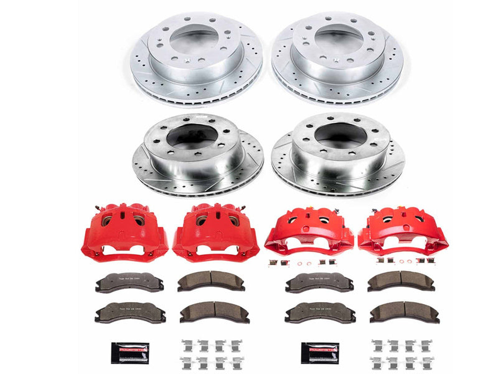 KC5560-36 Powerstop Z36 Extreme Front and Rear Brake Kit, 2011 GM 6.6L Duramax