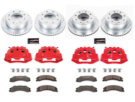 KC5561-36 Powerstop Z36 Extreme Front and Rear Brake Kit, 2011 GM 6.6L Duramax