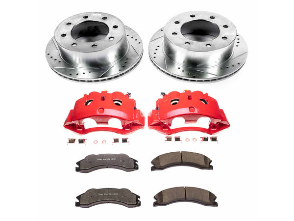 Powerstop Z36 Extreme Rear Brake Kit with Calipers, 2011-2019 GM 6.6L Duramax