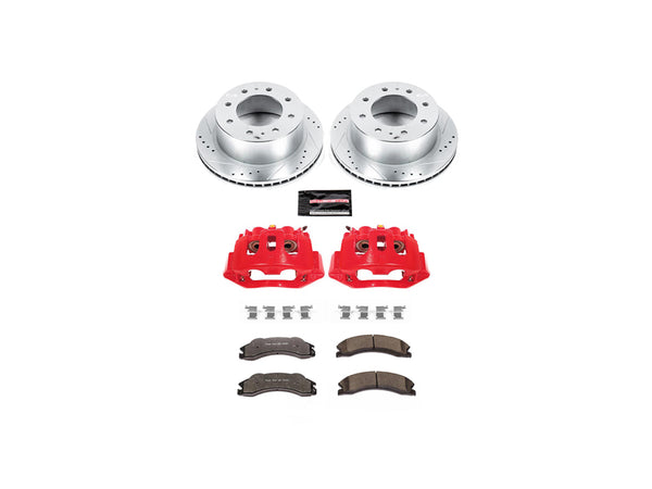 Powerstop Z36 Extreme Rear Brake Kit with Calipers, 2011-2019 GM 6.6L Duramax