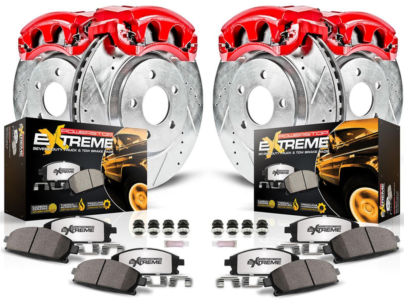 KC5574-36 Powerstop Z36 Extreme Front Brake Kit Ford