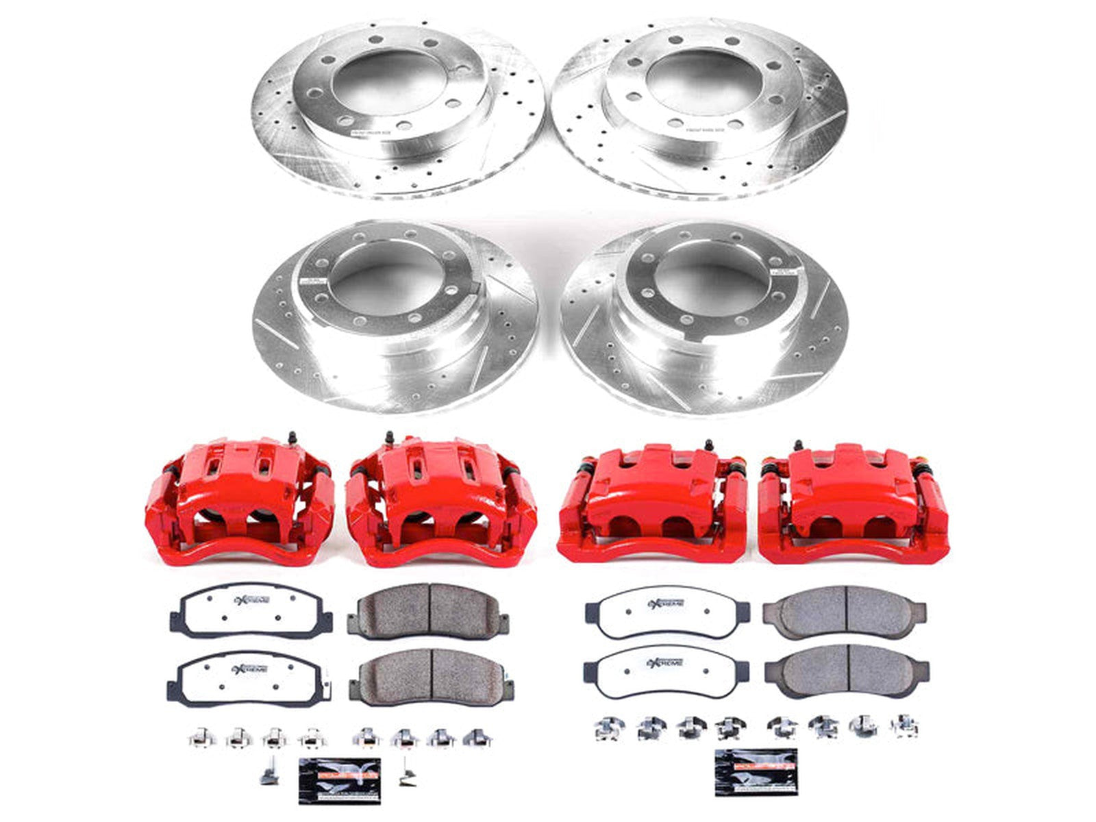 KC5576-36 Powerstop Z36 Extreme Front and Rear Brake Kit with