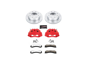 Powerstop Z36 Extreme Front Brake Kit with Calipers, 2012-2019 GM 6.6L Duramax