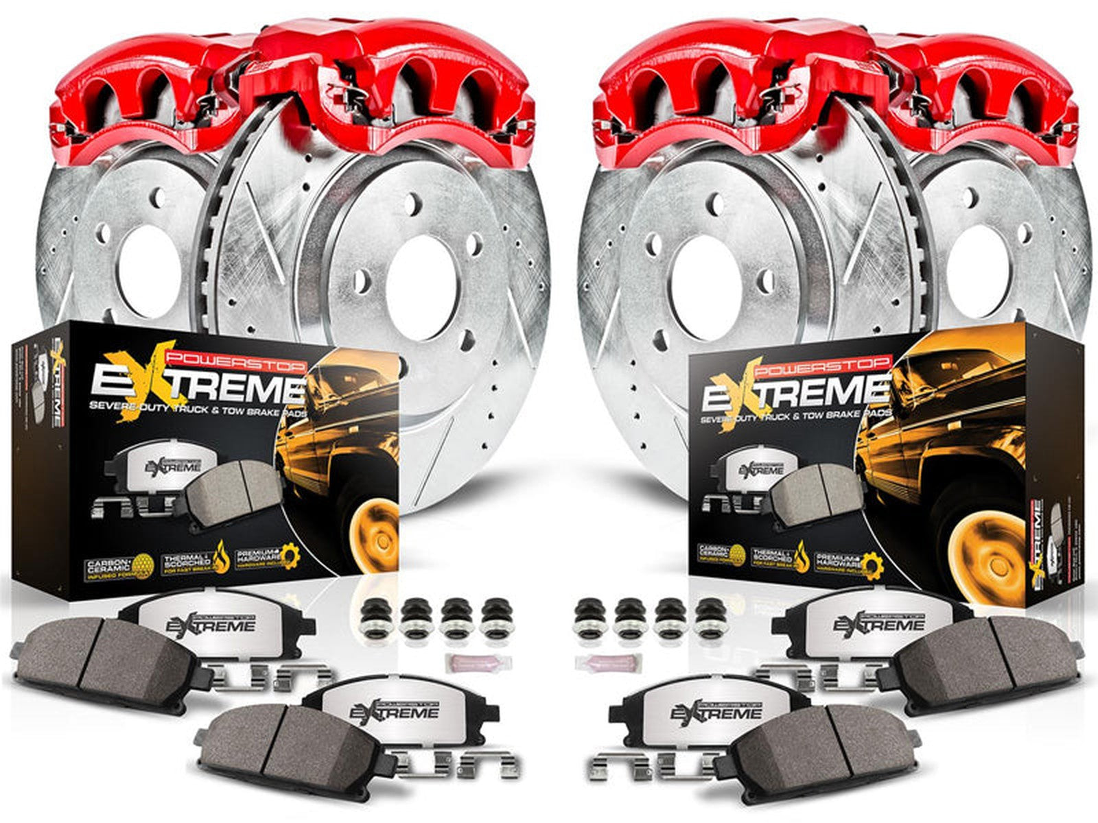 KC6546-36 Powerstop Z36 Extreme Front Brake Kit Ford