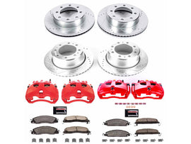 KC7141A-36 Powerstop Z36 Extreme Rear Brake Kit with Calipers, 2013-2018 Dodge Ram Cummins
