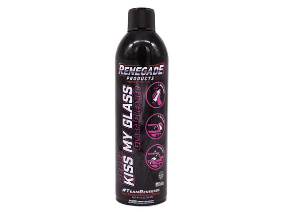 Renegade Kiss My Glass Aerosol Glass Cleaner, 13oz