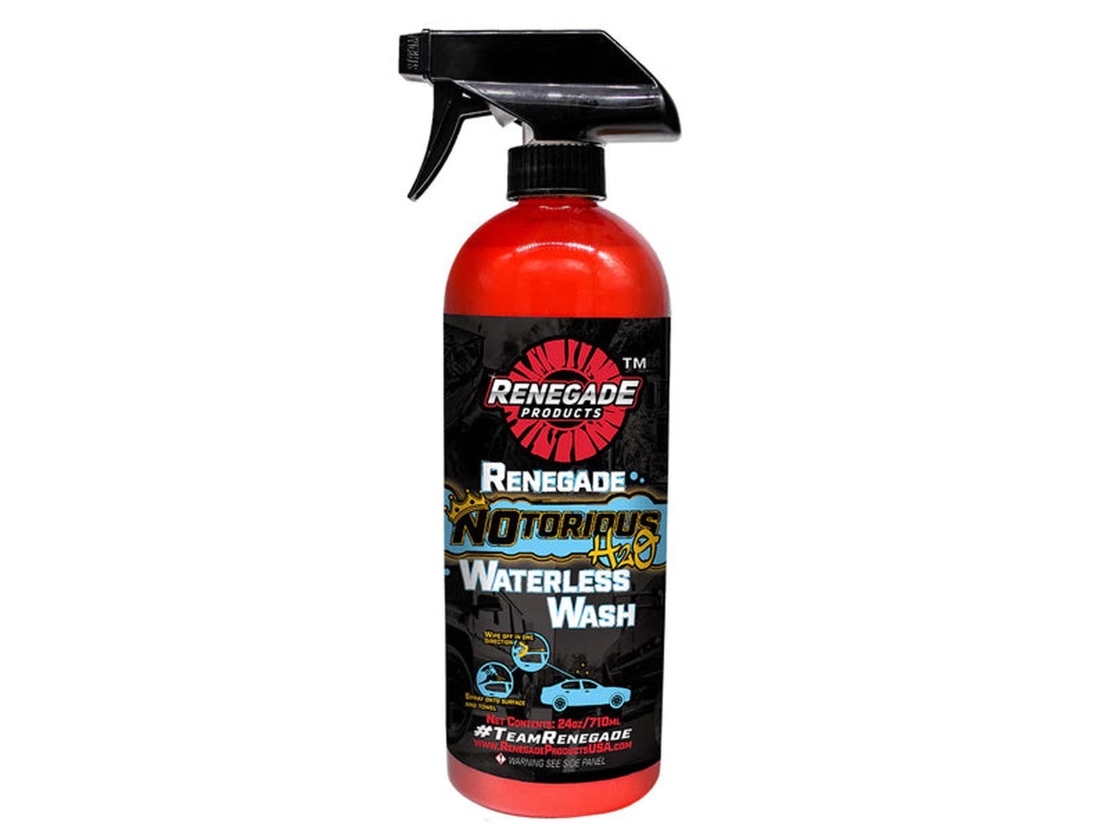 Renegade NOtorious H2O Waterless Wash, 24oz