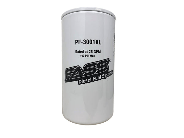 FASS PF-3001XL Extended Length Particulate Filter, Cummins, Duramax, Powerstroke