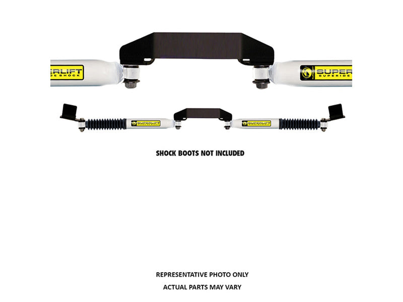92708 SUPERLIFT 92708 Dual Steering Stabilizer Kit - Superide (Hydraulic) - 2009-2013 Dodge Ram 2500/3500 4WDLarge