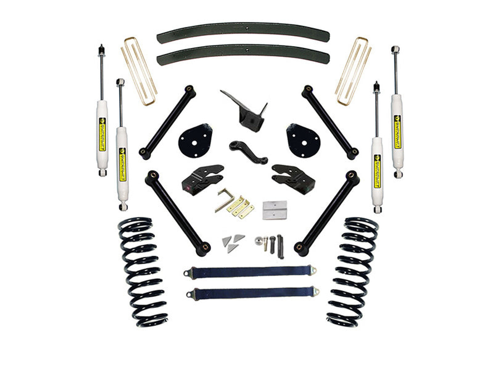 K334 SUPERLIFT K334 5 inch Lift Kit - 1994-1999 Dodge Ram 2500 or 3500 4WD - Diesel and V-10 - with Superide ShocksLarge