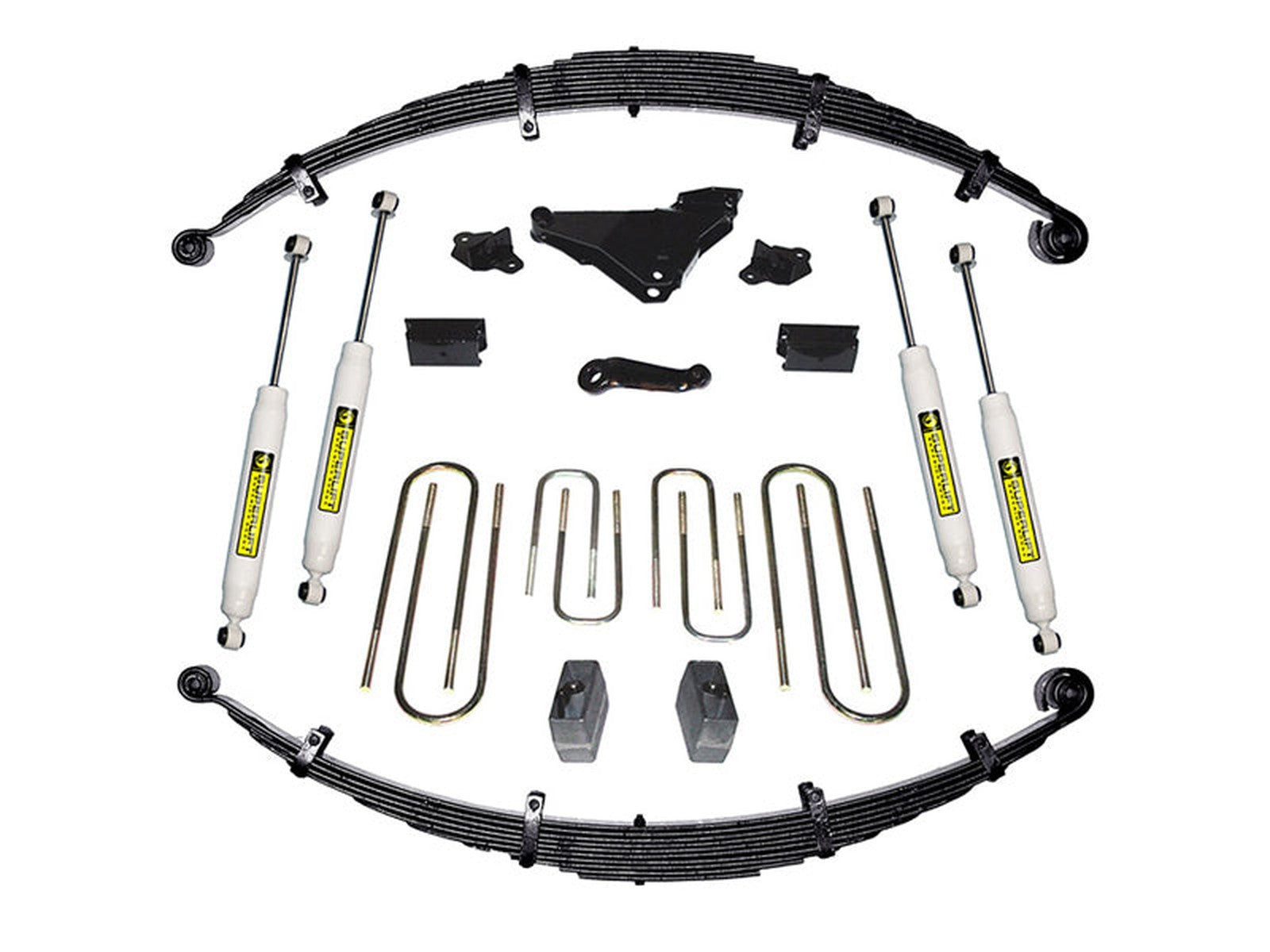 K638 SUPERLIFT K638 6 inch Lift Kit - 2000-2004 Ford F-250 and F-350 Super Duty 4WD - Diesel and V-10 - with Superide ShocksLarge