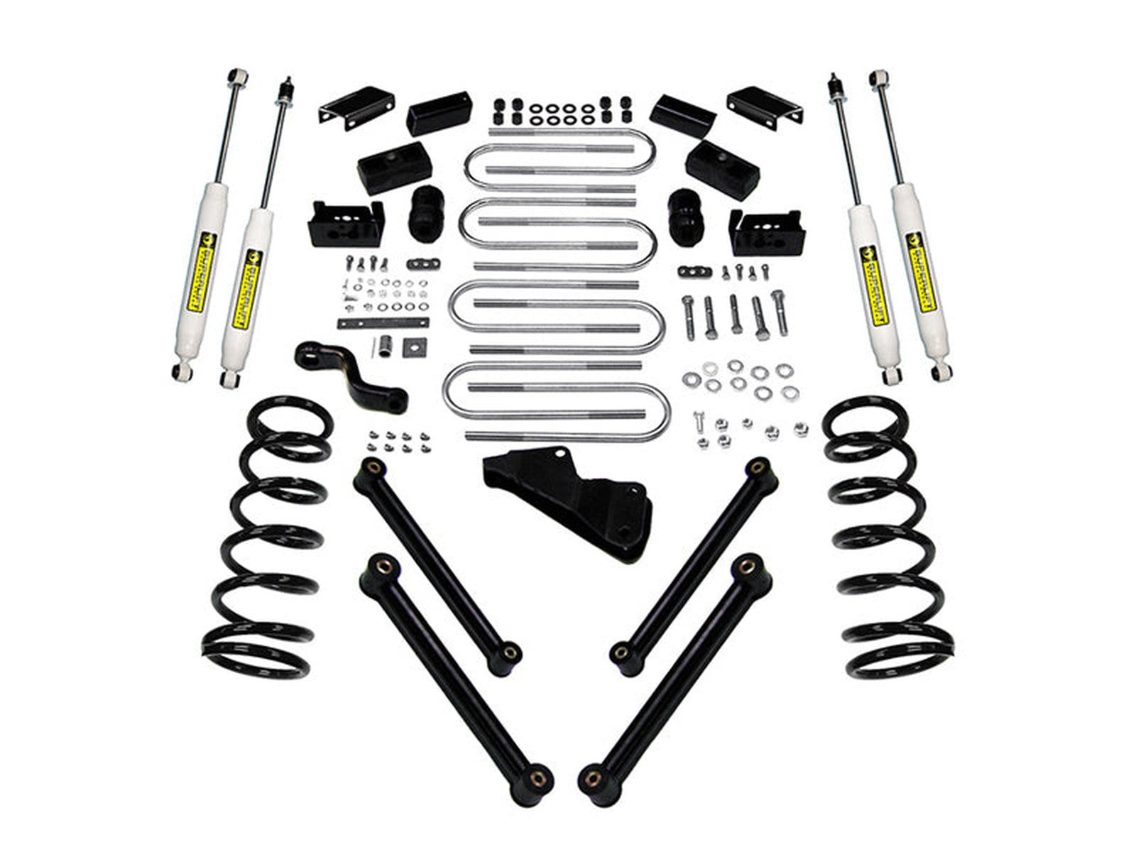 K832 SUPERLIFT K832 4 inch Lift Kit - 2003-2008 Dodge Ram 2500 and 3500 4WD - Diesel Engine - with Superide ShocksLarge