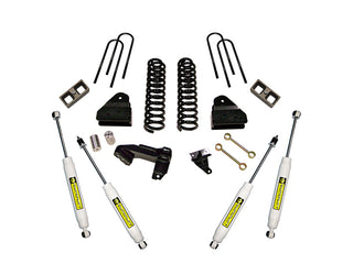 K854 SUPERLIFT K854 4 inch Lift Kit - 2008-2010 Ford F-250 and F-350 Super Duty 4WD - Diesel Engine - with Superide ShocksLarge