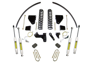K856 SUPERLIFT K856 6 inch Lift Kit - 2008-2010 Ford F-250 and F-350 Super Duty 4WD - Diesel Engine - with Superide ShocksLarge