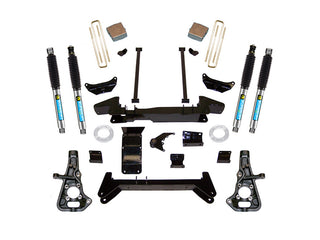 K860B SUPERLIFT K860B 6 inch Lift Kit - 2001-2008 Chevy Silverado and GMC Sierra 2500HD or 3500 4WD - Knuckle Kit with Bilstein ShocksLarge