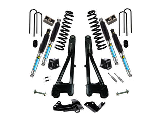 K975B SUPERLIFT K975B 4 inch Lift Kit - 2005-2007 Ford F-250 and F-350 Super Duty 4WD - Diesel Engine - with Replacement Radius Arms and Bilstein ShocksLarge