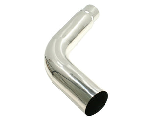 Vented 70 Degree Turn Out Exhaust Tip, Polished 304 Stainless, Bolt On, 4" Inlet, 5" Outlet, 22" Length, 2017-2020 GM 6.6L Duramax