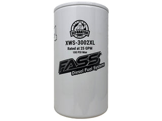 FASS XWS-3002XL Extended Length Extreme Water Separator, Cummins, Duramax, Powerstroke