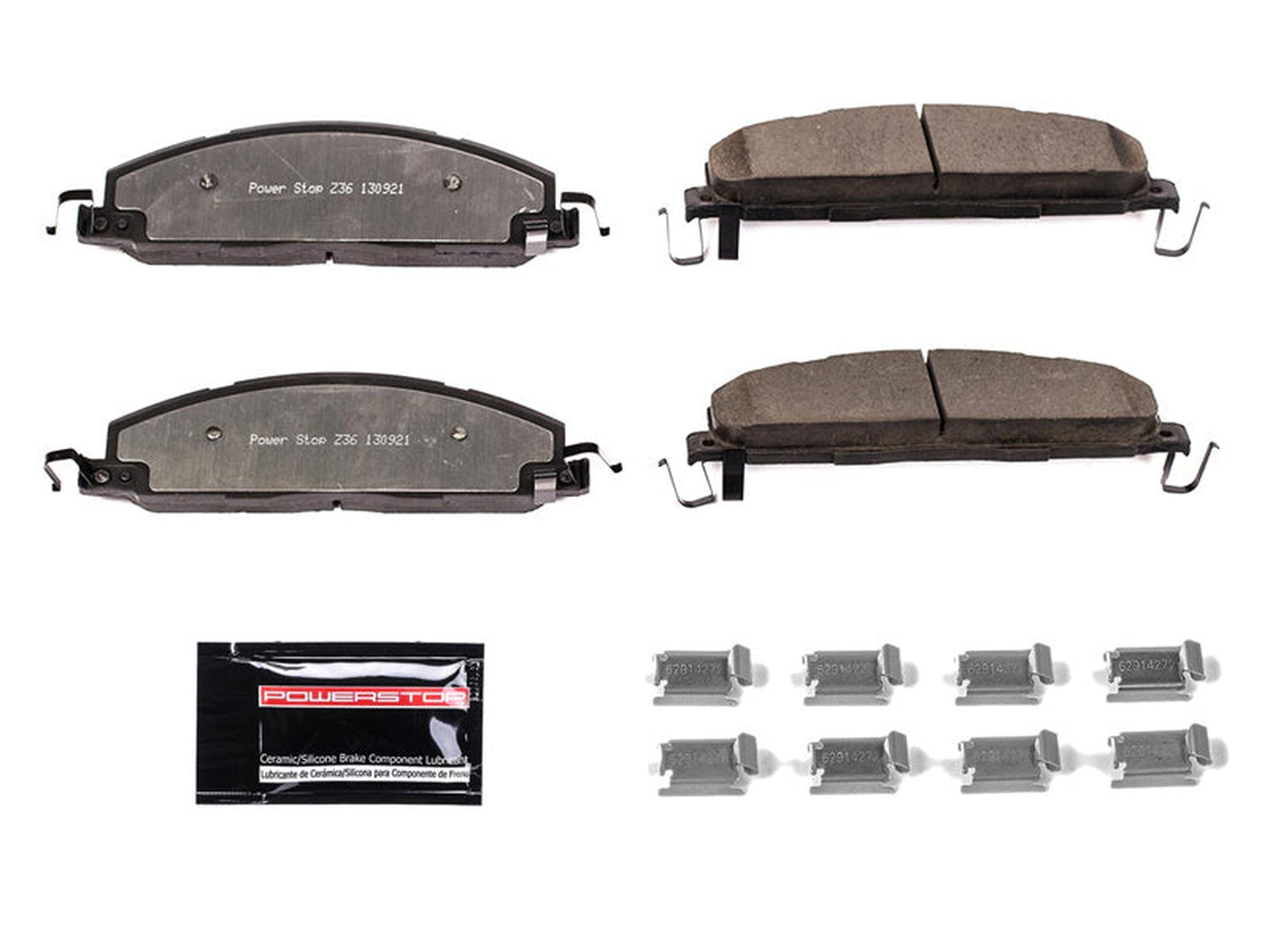 Powerstop Z36 Extreme Rear Brake Pads, 2009-2018 Dodge Ram Cummins