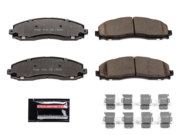 Powerstop Z36 Extreme Rear Brake Pads, 2012-2020 Ford Powerstroke