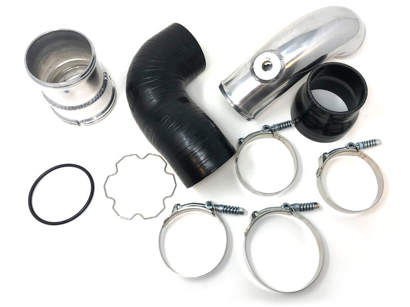 ZZ-11-136-P ZZ Diesel Cold Side Intercooler Pipe & Boot Kit 2011-2015 Ford 6.7L PowerstrokeLarge