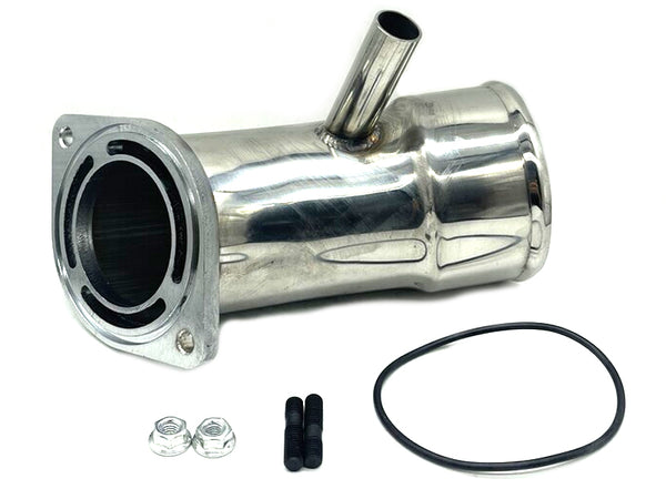 ZZ Diesel Stainless Steel 3.5 Inch Intake Horn With Port, 2017-2019 GM 6.6L Duramax L5P