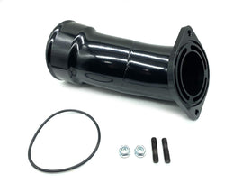ZZ Diesel Stainless Steel 3.5 Inch Intake Horn, No Port, Black, 2020-2022 GM 6.6L Duramax L5P