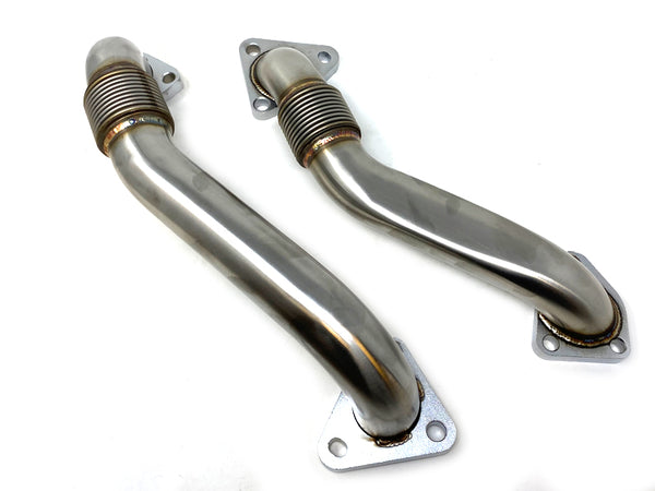 High Flow Exhaust Manifold with Up-Pipes, (NON-EGR) Duramax