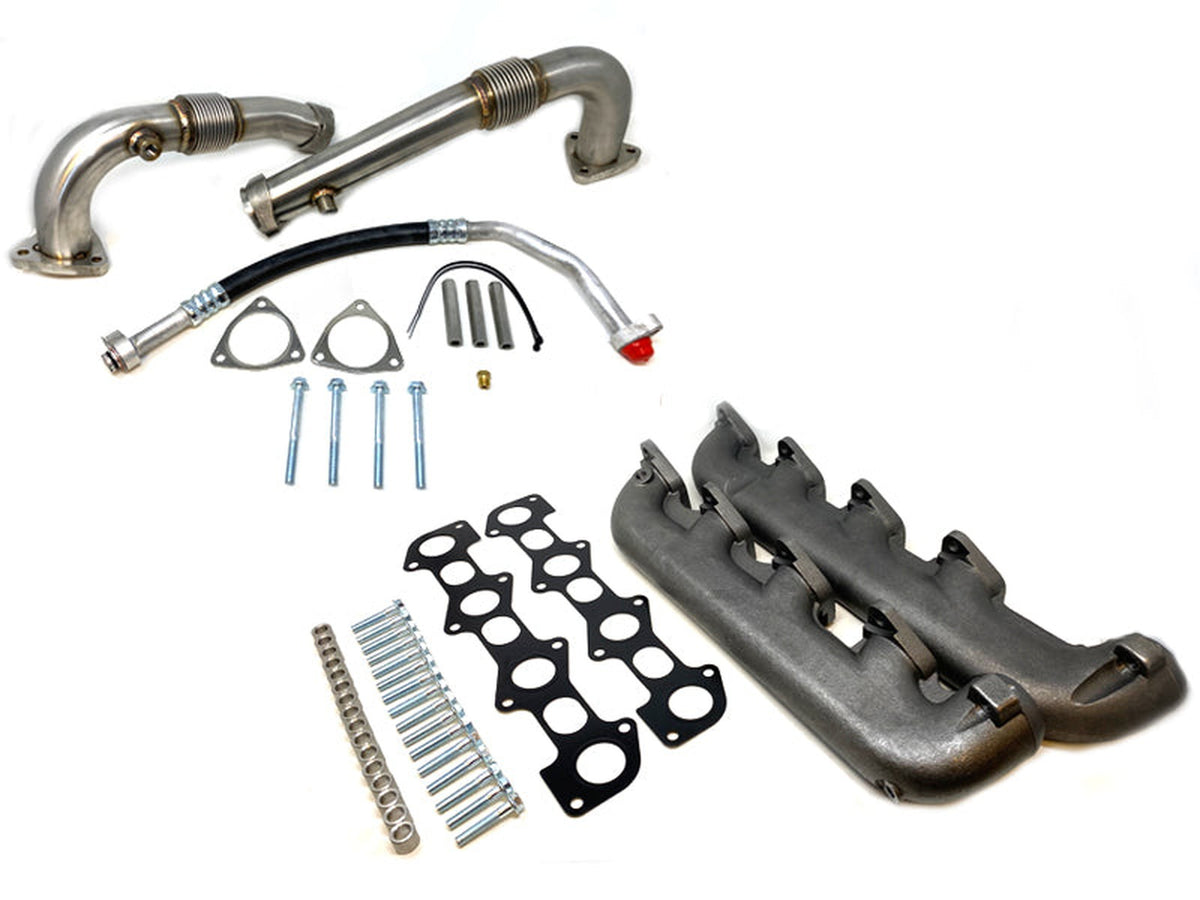 MBRP 4 Armor Plus Exhaust Downpipe 2008-2010 Ford 6.4L Powerstroke MBRP 4 Armor Plus Exhaust Downpipe 2008-2010 Ford 6.4L Powerstroke