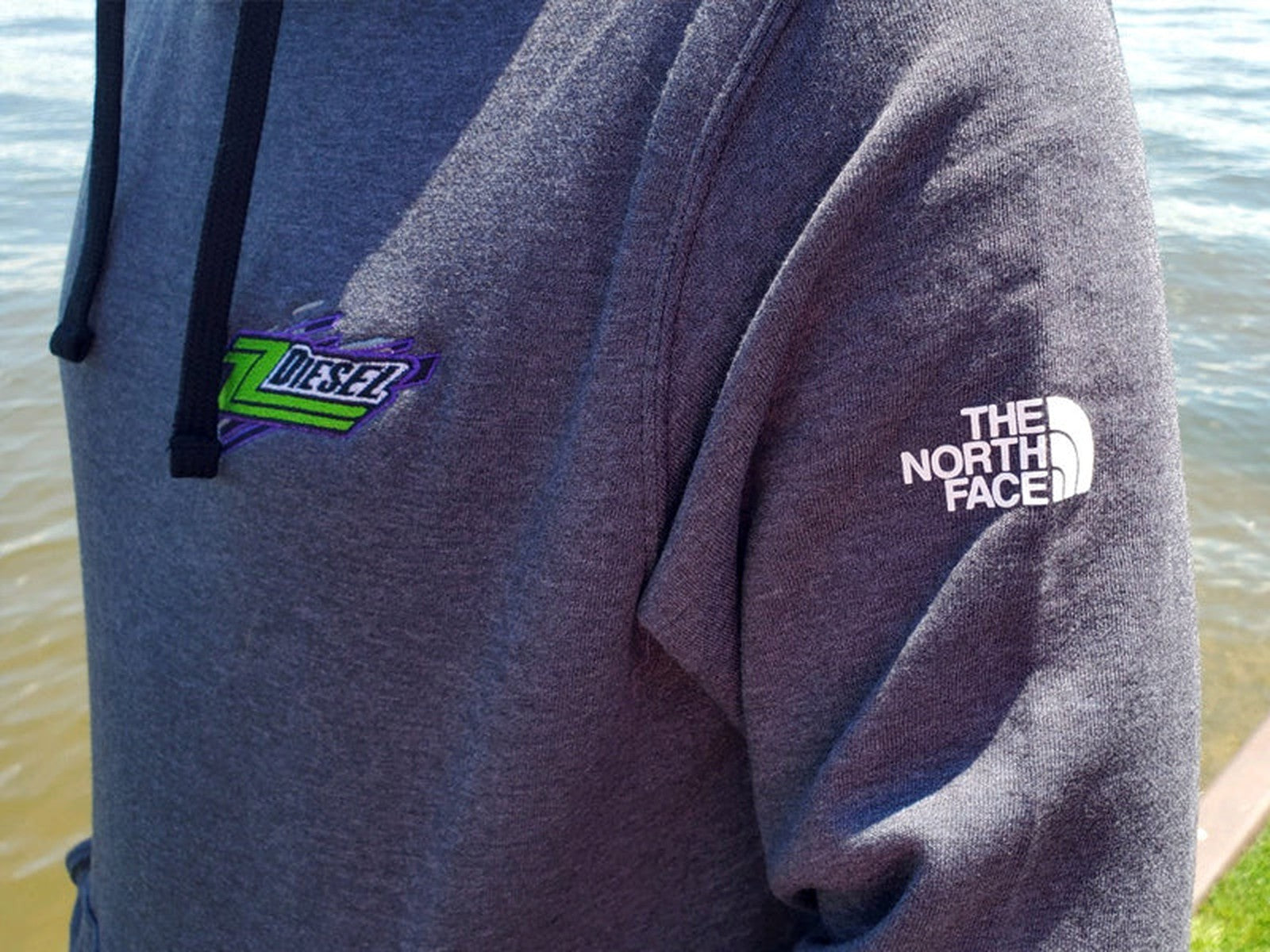 ZZ Diesel Embroidered North Face Hoodie - 0