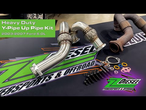 その他 Emptyyy ZZ Diesel Heavy Duty Y-Pipe Up Pipe & Turbo Install/Gasket