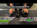 (Sold Out) ZZ Diesel Billet Fuel Filter and Oil Filter Cap Kit, 2008-2010 Ford 6.4L Powerstroke-2
