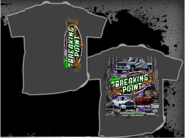 The Breaking Point 2017 Event Shirt - Gray - Small