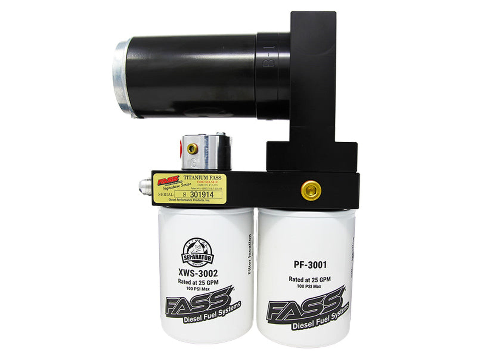 TS C10 100G  TITANIUM SIGNATURE SERIES DIESEL FUEL LIFT PUMP 125GPH 17-19? (TS C13 125G)Large