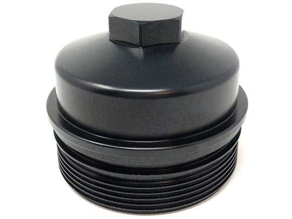 ZZ Diesel Replacement Billet Oil Filter Cap, 2003.5-2010 Ford 6.0L 6.4L Powerstroke