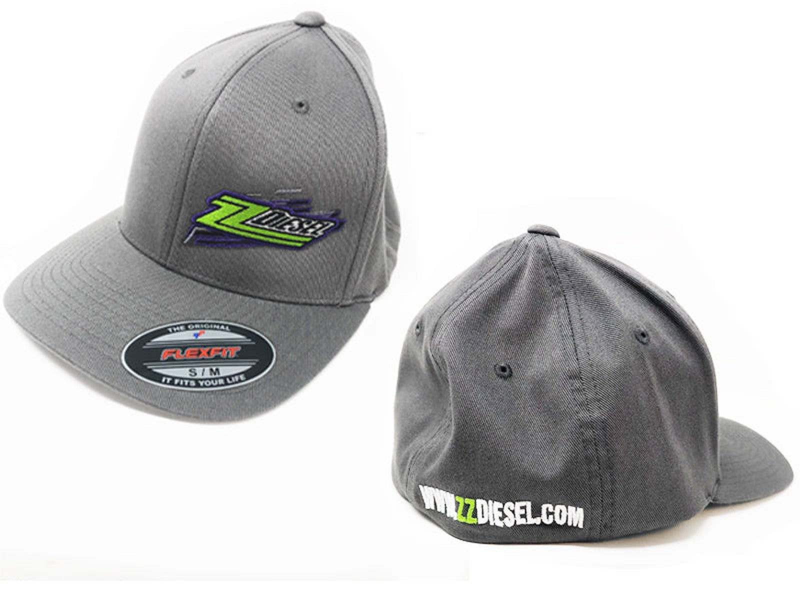 ZZ Diesel Flexfit Hat S/M Charcoal Gray